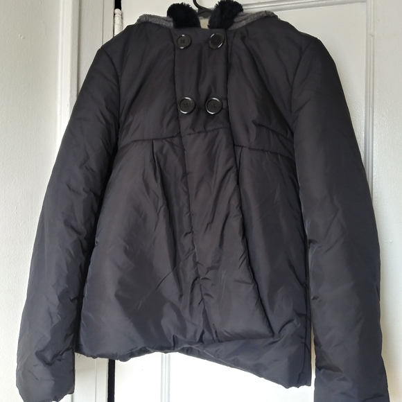 Girl's hooded winter jacket size large from 12 ONE - Picture 1 of 8